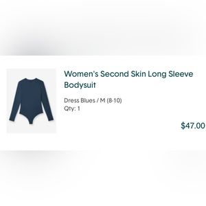 Women’s Second Skin Long Sleeve Bodysuit by Tommy John